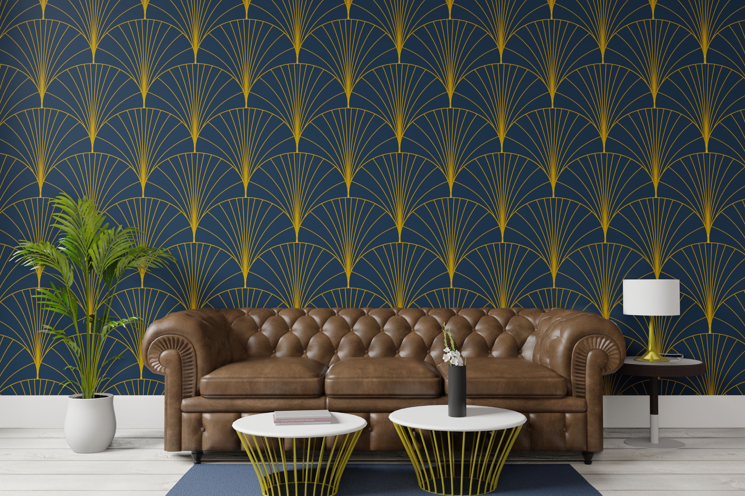 Textured wallpaper finish